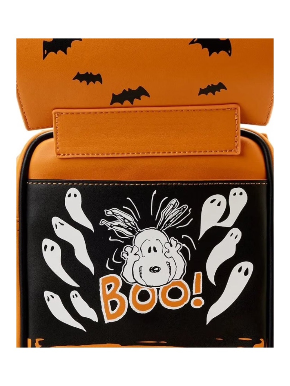 Loungefly Peanuts Great Pumpkin Snoopy Doghouse Crossbody Bag - Picture 3 of 7